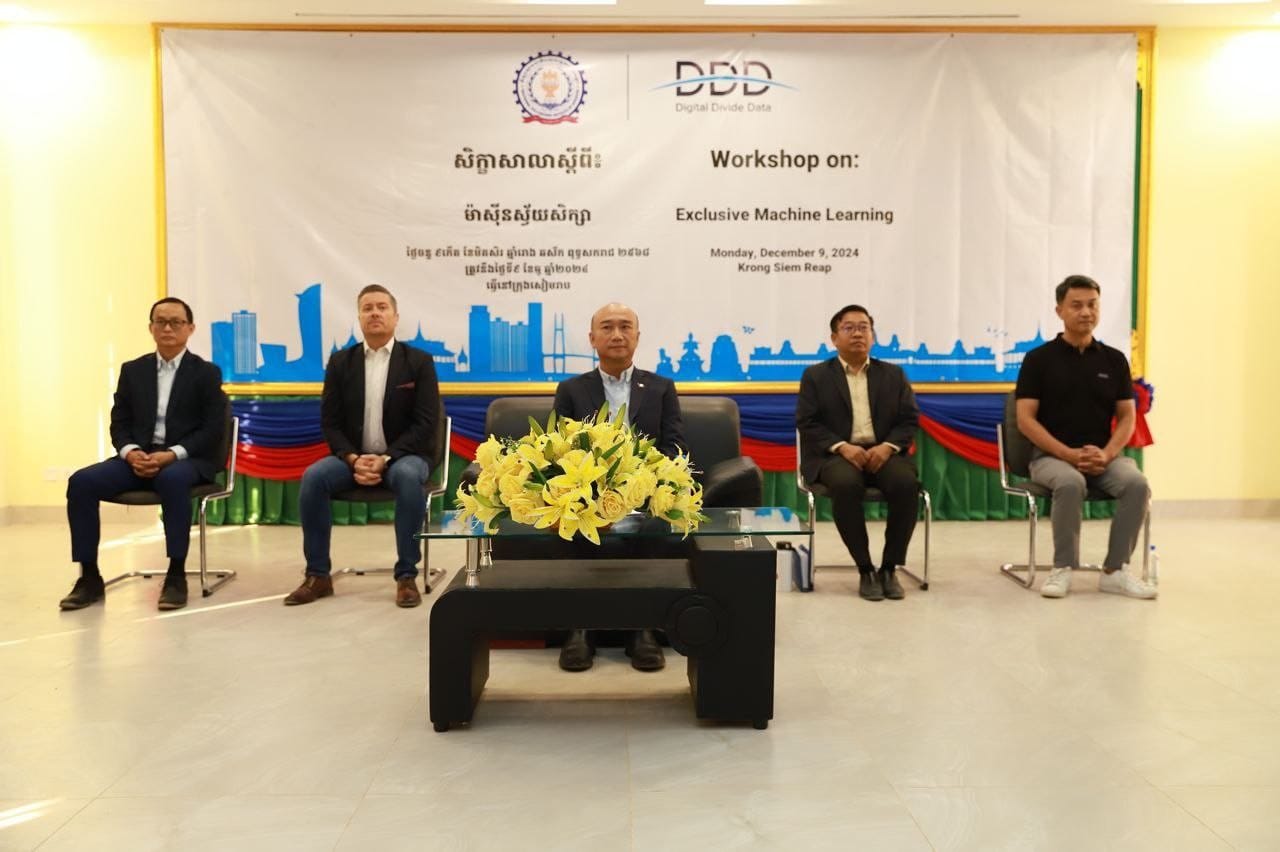 ខេត្តសៀមរាប ចាប់ផ្តើមបណ្តុះបណ្តាលជំនាញបច្ចេកវិទ្យា ពាក់ព័ន្ធនឹងបញ្ញាសិប្បនិម្មិត(AI)ដើម្បីបំពេញបន្ថែមដល់វិស័យការងារ