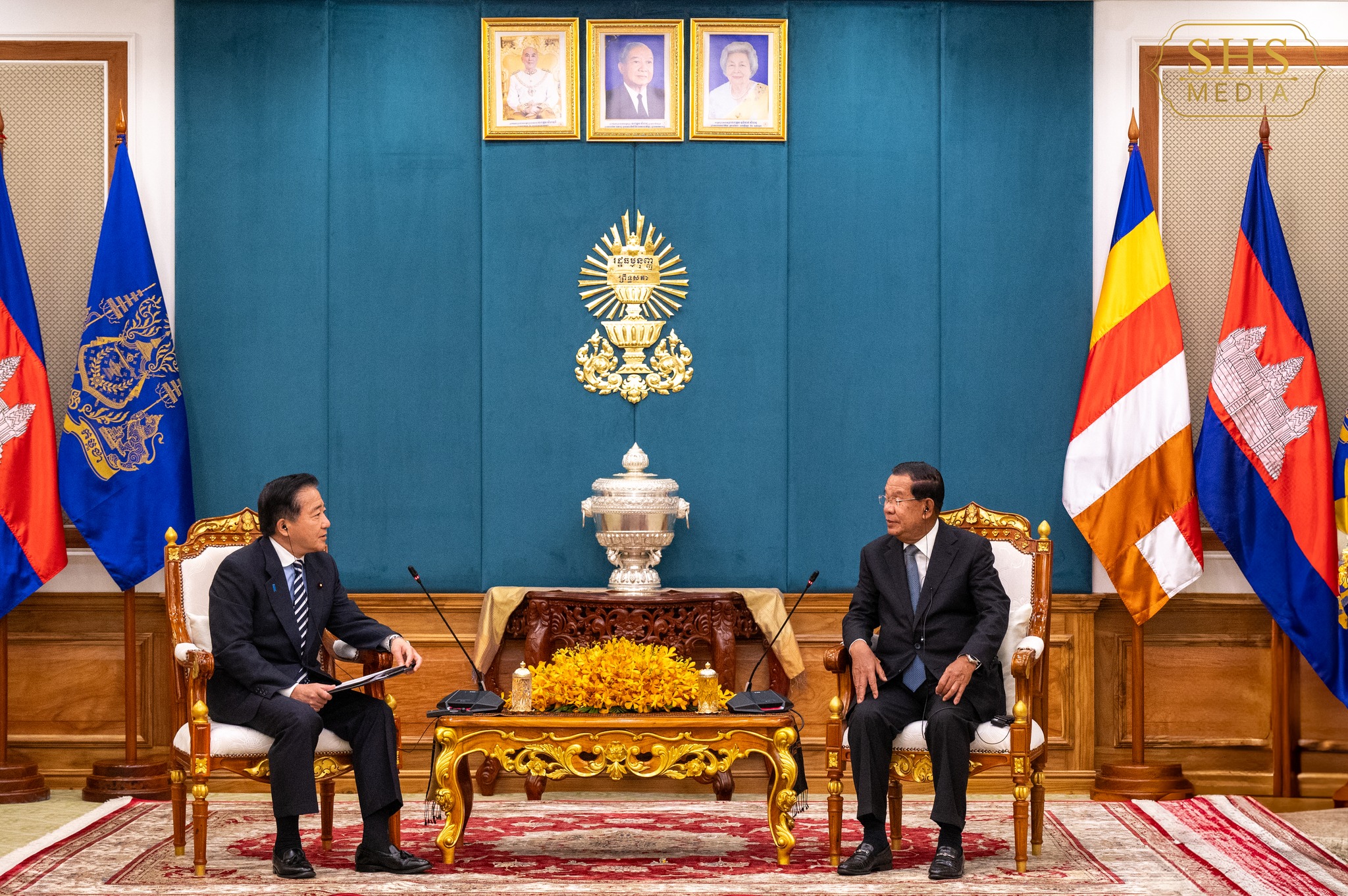 សម្តេចតេជោ ហ៊ុន សែន អនុញ្ញាតឲ្យ ឯកឧត្តម Nagashima Akihisa ទីប្រឹក្សាពិសេសនាយករដ្ឋមន្ត្រីជប៉ុន ចូលជួបសម្តែងការគួរសម