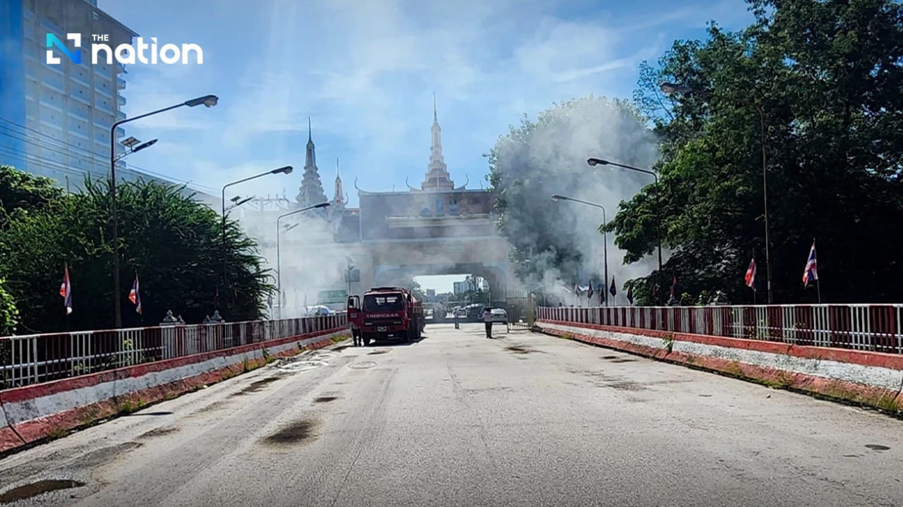 អគ្គិភ័យមួយ បានឆាបឆេះក្រោមស្ពានមិត្តភាពកម្ពុជា-ថៃ ក្នុងក្រុងប៉ោយប៉ែត