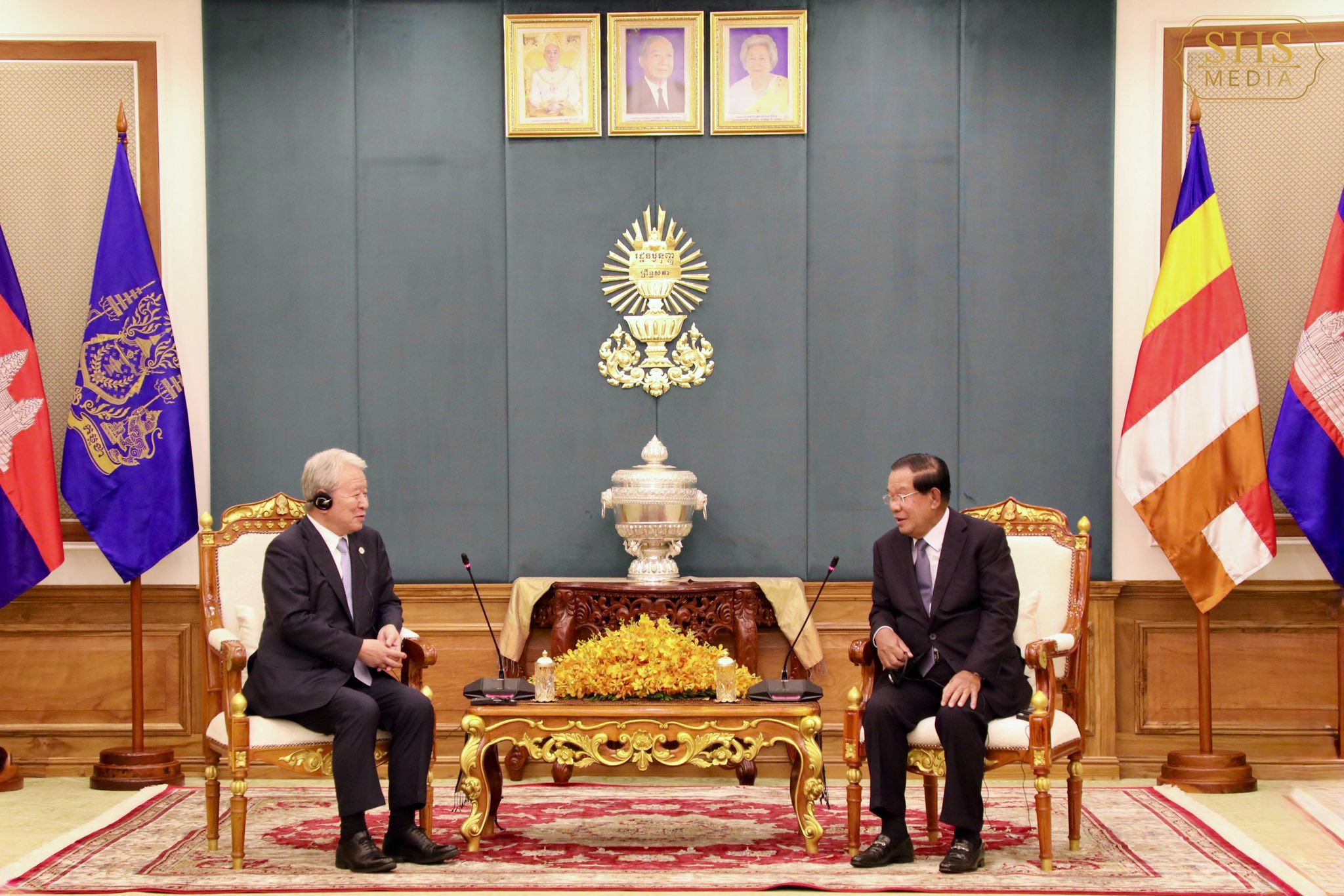 សម្តេចតេជោ ហ៊ុន សែន អនុញ្ញាតឱ្យឯកឧត្តម TANAKA Akihiko ប្រធានទីភ្នាក់ងារសហប្រតិបត្តិការអន្តរជាតិជប៉ុន (JICA) ចូលជួបសម្ដែងការគួរសម