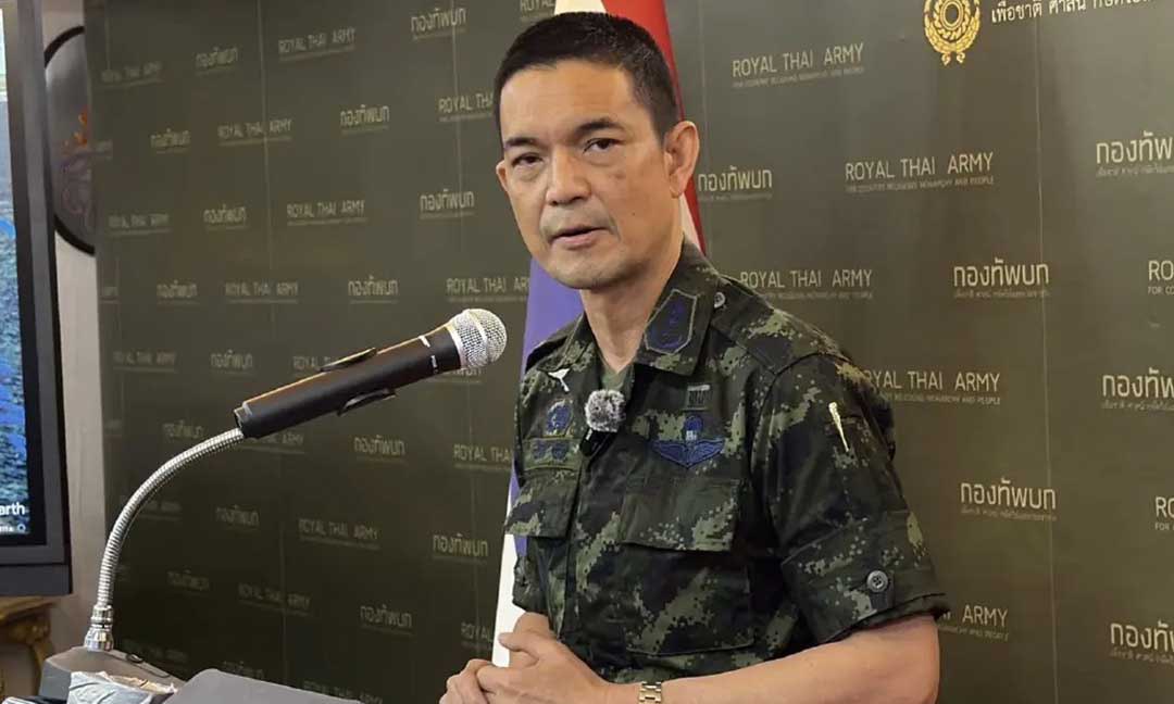 អ្នកនាំពាក្យកងទ័ពជើងគោកថៃ ការសម្រេចដោះលែងយោធាកម្ពុជាទាំង ១៨នាក់ ឱ្យត្រឡប់មកវិញ លុះត្រាតែកម្ពុជាបំពេញលក្ខខណ្ឌ ០៤ ចំណុច ដើម្បីធានាបាននូវការបញ្ចប់អរីភាព