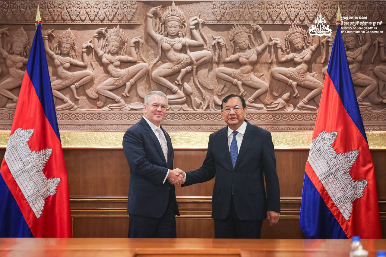 កម្ពុជា–អាមេរិក ពង្រឹងទំនាក់ទំនង និងគាំទ្រកិច្ចព្រមព្រៀងសន្តិភាពថៃ–កម្ពុជា