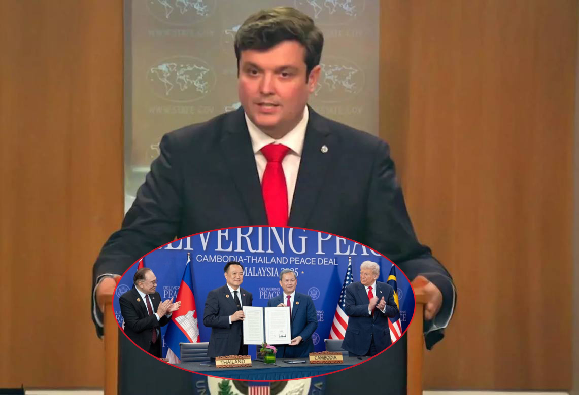 អាមេរិកចេញសេចក្តីថ្លែងការណ៍អំពាវនាវឱ្យកម្ពុជា និងថៃ បញ្ចប់អរិភាព ចូលតុចរចា ដើម្បីស្វែងរកសន្តិភាពយូអង្វែង!