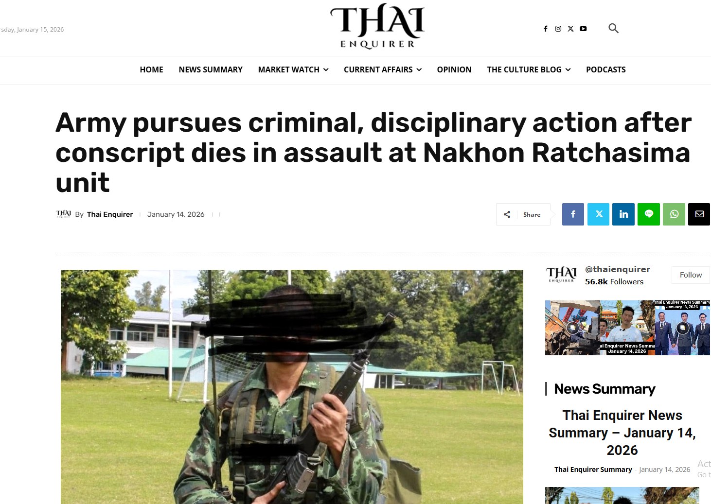 ទាហានថៃ ផឹកស្រាស្រវឹង ឈ្លោះប្រកែកគ្នាផ្ទុះហឹង្សា បណ្តាលអោយស្លាប់ និងរងរបួស