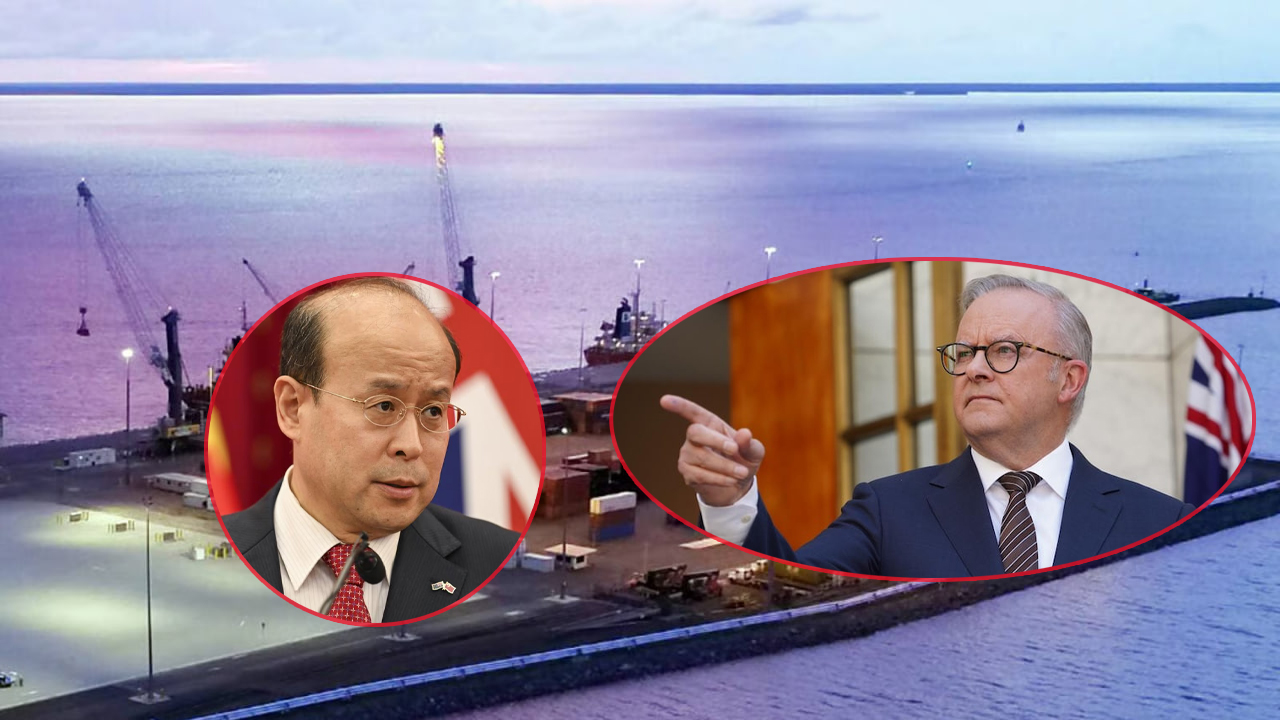 ចិនក្ដៅស្លឹកត្រចៀកព្រមានអូស្ត្រាលី ក្រោយប្រទេសនេះមិនគោរពកិច្ចព្រមព្រៀងដែលជួលកំពង់ផែរបស់ខ្លួនឲ្យទីក្រុងប៉េកាំងរយៈពេល ៩៩ ឆ្នាំ