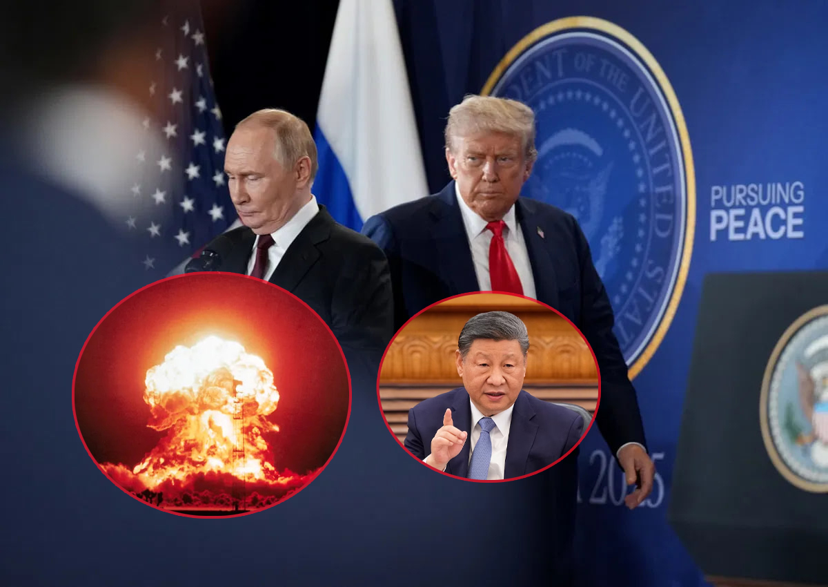 អាមេរិកចង់រំសាយនុយក្លេអ៊ែរជាមួយចិននិងរុស្ស៊ី តែទីក្រុងប៉េកាំងមិនសុខចិត្តសួរបកវិញថា ហេតុអ្វីខ្លួនត្រូវរំសាយការផលិត ខណៈអាមេរិកនិងរុស្ស៊ីមានឃ្លាំងផ្ទុកអាវុធធំជាងនោះ?