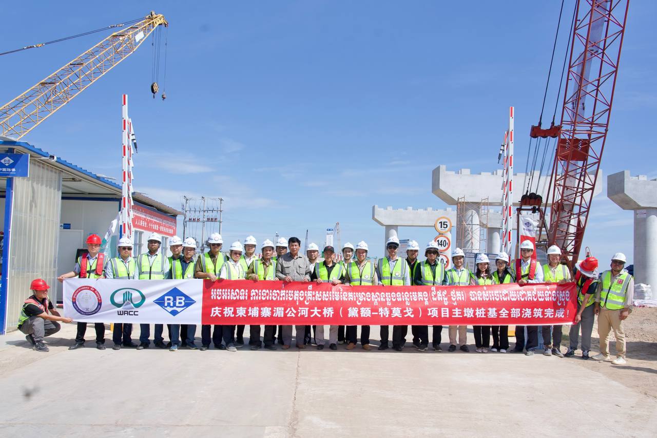 គម្រោងសាងសង់ស្ពានដីឥដ្ឋ-ថ្មគរ សម្រេចវឌ្ឍនភាពបាន ៣៩,២% គ្រោងបញ្ចប់ឆ្នាំ២០២៨ ខាងមុខនេះ!