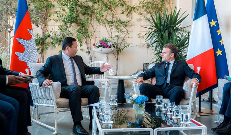 នាយករដ្ឋមន្ត្រីកម្ពុជា ផ្ញើលិខិតជូនប្រធានាធិបតីបារាំង ស្នើសុំគាំទ្របច្ចេកទេសពាក់ព័ន្ធឯកសារព្រំដែនកម្ពុជា-ថៃ