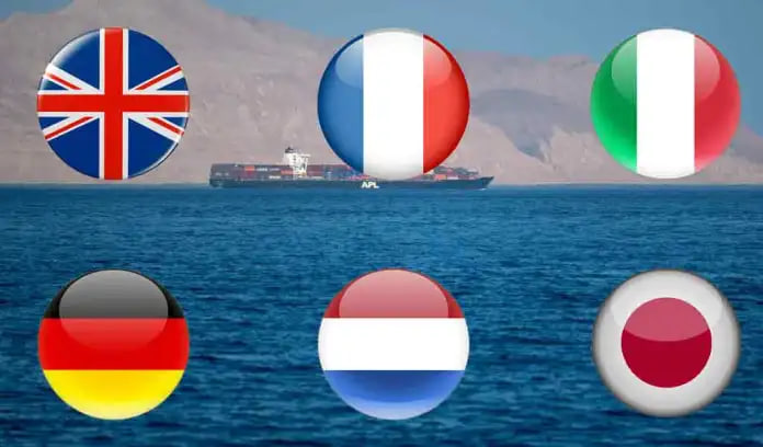 ប្រទេសចំនួន៦ ត្រៀមខ្លួនចូលដៃជាមួយអាមេរិក ដើម្បីការពារសន្តិសុខនៅច្រកសមុទ្រ Hormuz