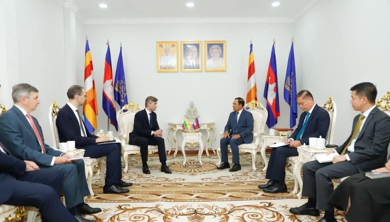 កម្ពុជា-លីទុយអានី នឹងសិក្សាលទ្ធភាព ដើម្បីបង្កើតនូវកិច្ចសហប្រតិបត្តិការរួមគ្នាលើវិស័យសកម្មភាពមីន