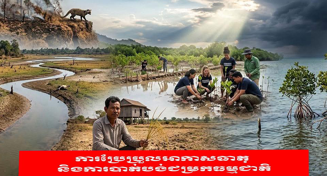 វិចារណកថា៖ការប្រែប្រួលអាកាសធាតុ និងការបាត់បង់ជម្រកធម្មជាតិ