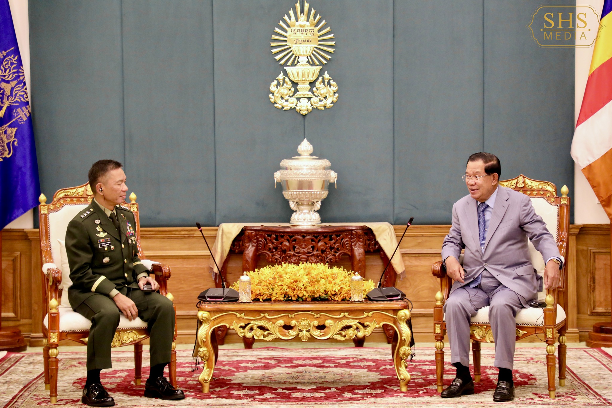 សម្តេចតេជោ ហ៊ុន សែន ចែករំលែកប្រវត្តិ និងបទពិសោធន៍ និងផលវិបាកនៃសង្រ្គាមរបស់កម្ពុជាទាំងនៅទីក្រុង និងនៅព្រំដែន ដល់មេបញ្ជាការកងទ័ពជើងគោកហ្វីលីពីន