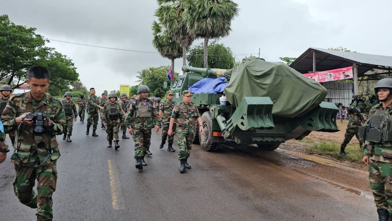 កម្ពុជា-ថៃ ចាប់ផ្តើមកែសម្រួលអាវុធធុនធ្ងន់ពីតំបន់ជម្លោះ ក្នុងដំណាក់កាលទី១