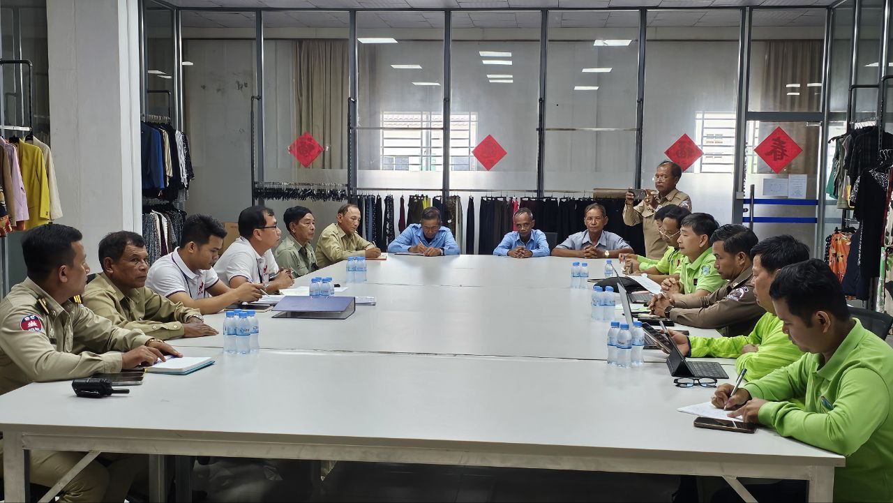 ក្រសួងបរិស្ថាន រកឃើញរោងចក្រ Perfect Vision Fashion បឹងត្រាញ់ខាងត្បូង ស្រុកសំរោង ល្មើសច្បាប់បរិស្ថាន