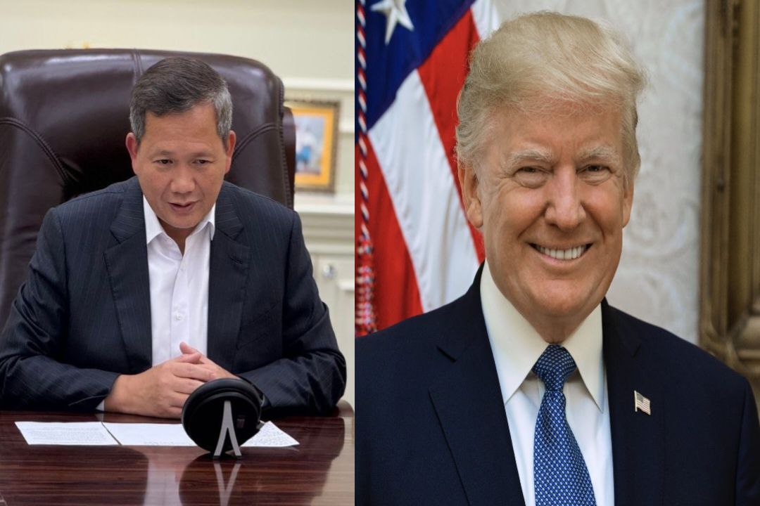 «នាយករដ្ឋមន្ត្រីកម្ពុជា និងប្រធានាធិបតី Trump ពិភាក្សាទូរសព្ទ ពង្រឹងសន្តិភាពព្រំដែនកម្ពុជា–ថៃ»