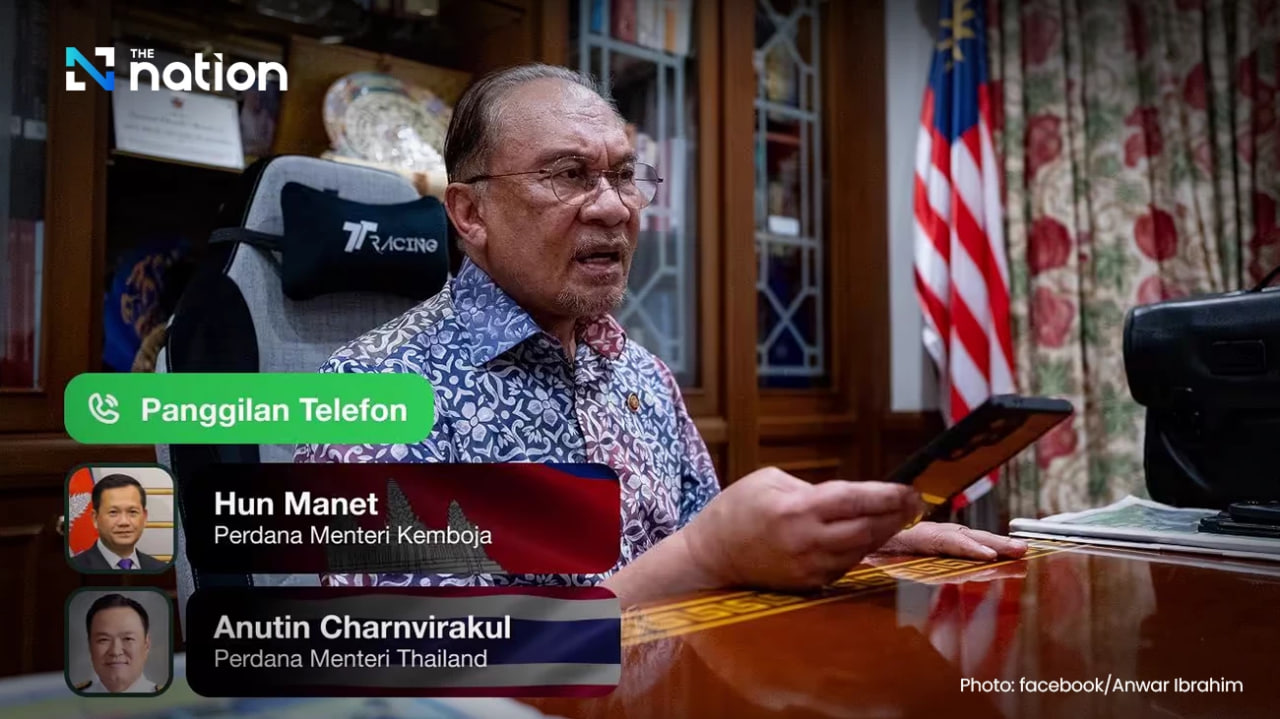 នាយករដ្ឋមន្ត្រីម៉ាឡេស៊ី អាន់វ៉ា អ៊ីប្រាហ៊ីម ស្វាគមន៍ការបន្តសន្ទនា និងស្តារសន្តិភាពកម្ពុជា-ថៃ