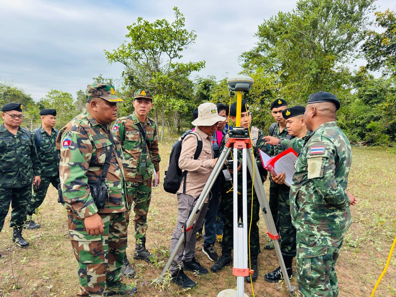 កម្ពុជា–ថៃ ចាប់ផ្តើមថតផែនទីព្រំដែនតាមដ្រូន ចន្លោះបង្គោល ៤២–៤៧ មុនបោះបង្គោលបណ្តោះអាសន្ន
