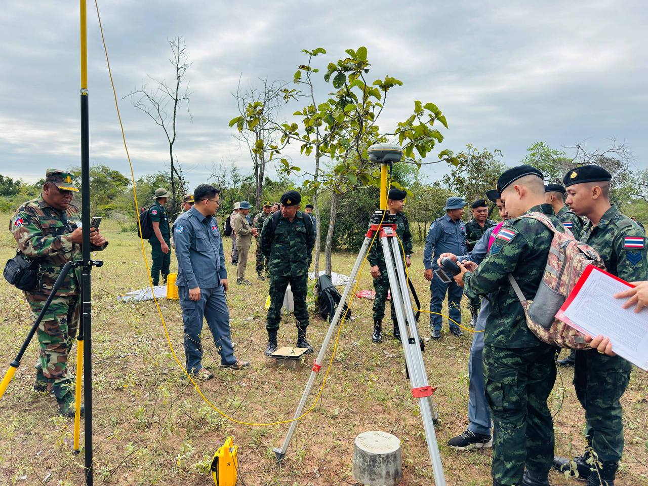 កម្ពុជា–ថៃ ឯកភាពបន្តការងារវាស់វែង និងបោះបង្គោលបណ្តោះអាសន្ន ចន្លោះបង្គោលព្រំដែនលេខ ៤២-៤៧