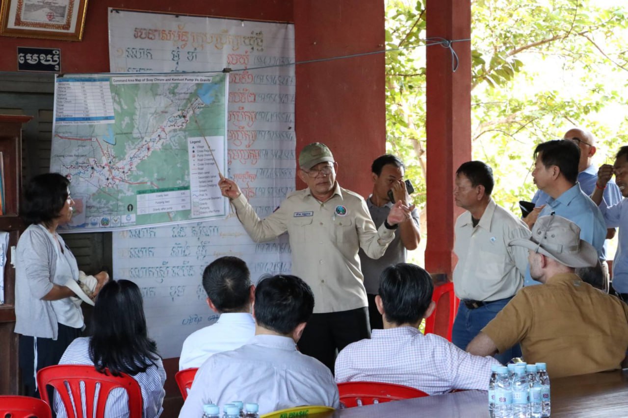 បណ្ឌិត ហ៊ាន វណ្ណហន ដឹកនាំក្រុមការងារ CaWSIP-MAFF ចូលរួមក្នុងបេសកកម្មគាំទ្រគម្រោងកែលម្អសន្តិសុខទឹកកម្ពុជា លើកទី២ នៅខេត្ដក្រចេះ