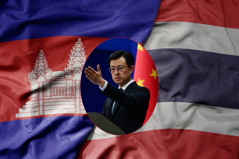 ចិនអំពាវនាវឱ្យកម្ពុជា-ថៃ អត់ធ្មត់កំរិតខ្ពស់ និងជំរុញឱ្យអនុវត្តបទឈប់បាញ់ឱ្យបានឆាប់ ដើម្បីរក្សាសន្តិភាពយូរអង្វែងនៅតាមបន្ទាត់ព្រំដែន